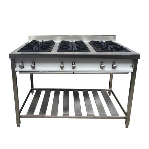 Cocina industrial mural a gas 06 quemadores – FRIONOX