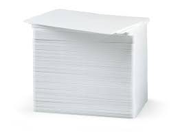 Tarjetas de PVC de 30 milésimas de pulgada, CR80 (Paquete 100 tarjetas)
