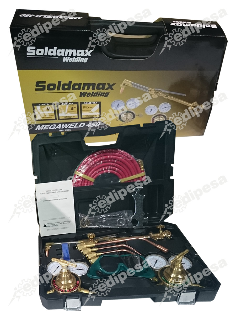 Equipo de Oxicorte SOLDAMAX MEGAWELD 450