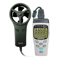 Anemómetro medidor de, temperatura, flujo y humedad TM-413