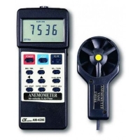 Anemómetro portátil, flujo y velocidad AM-4206