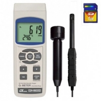 Medidor de O2, humedad y temperatura con datalogger O2H-9903SD