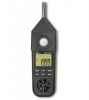 Medidor ambiental  luxómetro sonómetro anemómetro y termohigrómetro LM-8102
